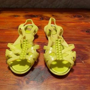 Mel Citron Jelly Sandals